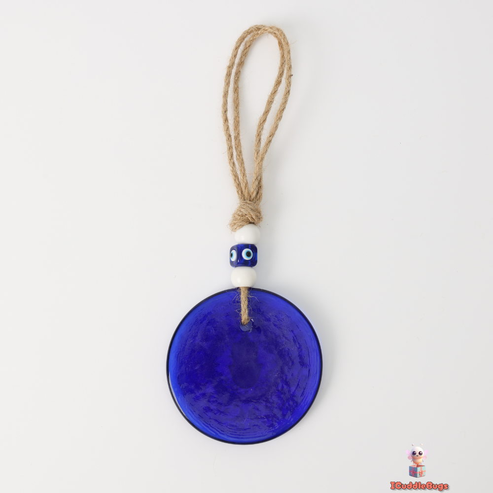 Blue Evil Eye Glass Decoration – Elegance with Protective Energy
