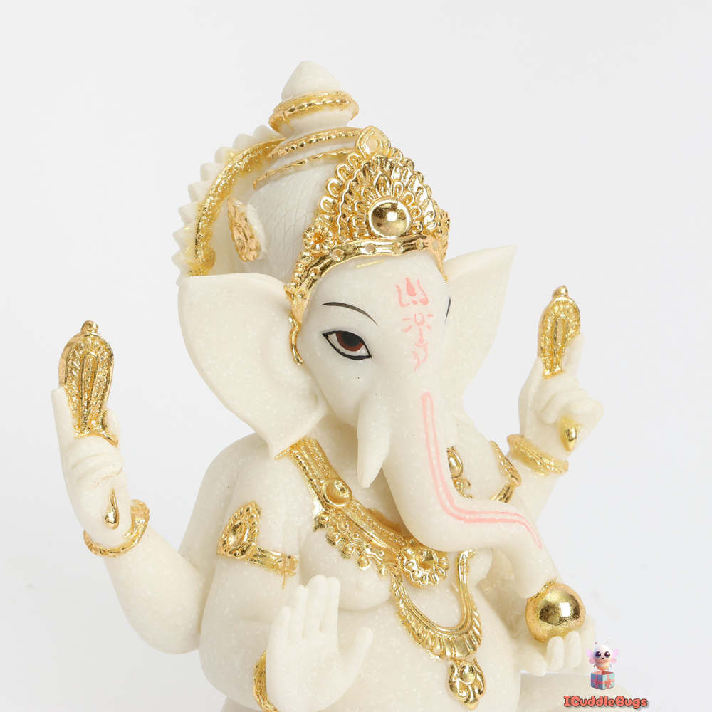 Meditative Ganesh Sculpture – Guardian of Wisdom and Prosperity