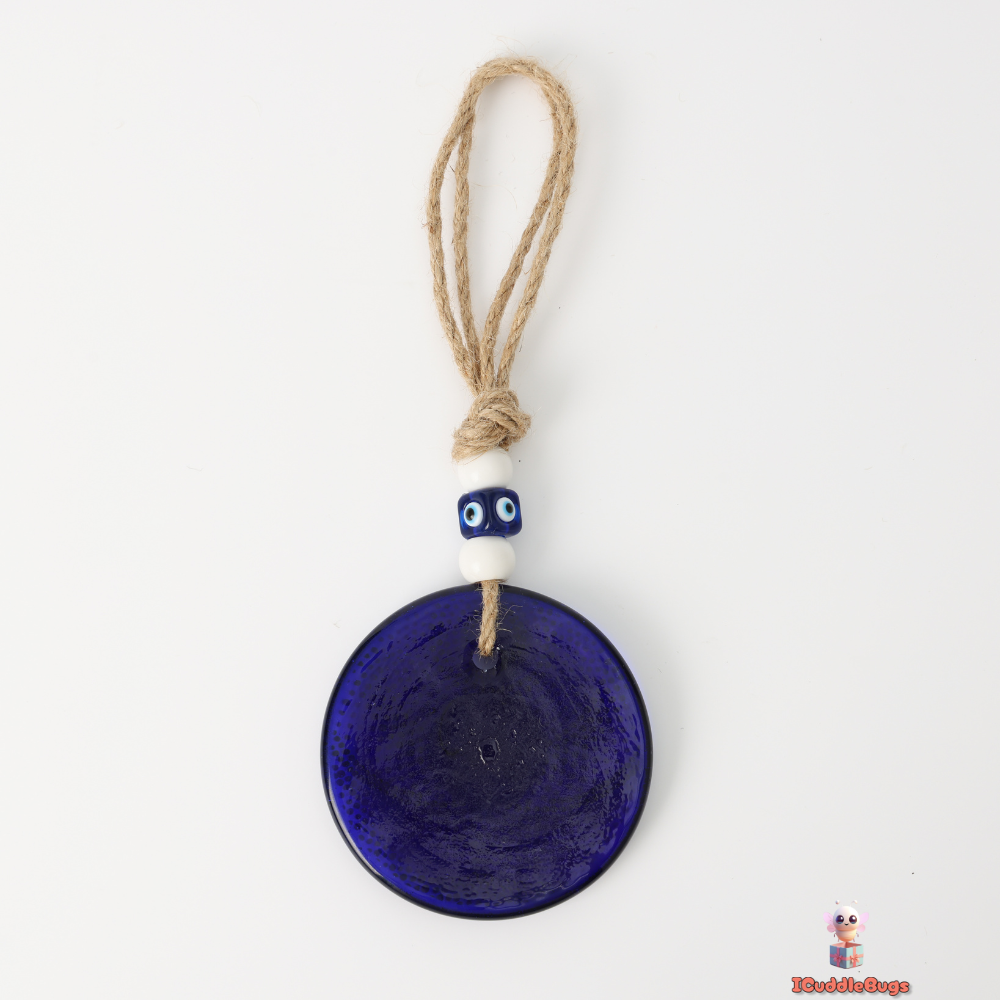 Blue Evil Eye Glass Decoration – Elegance with Protective Energy