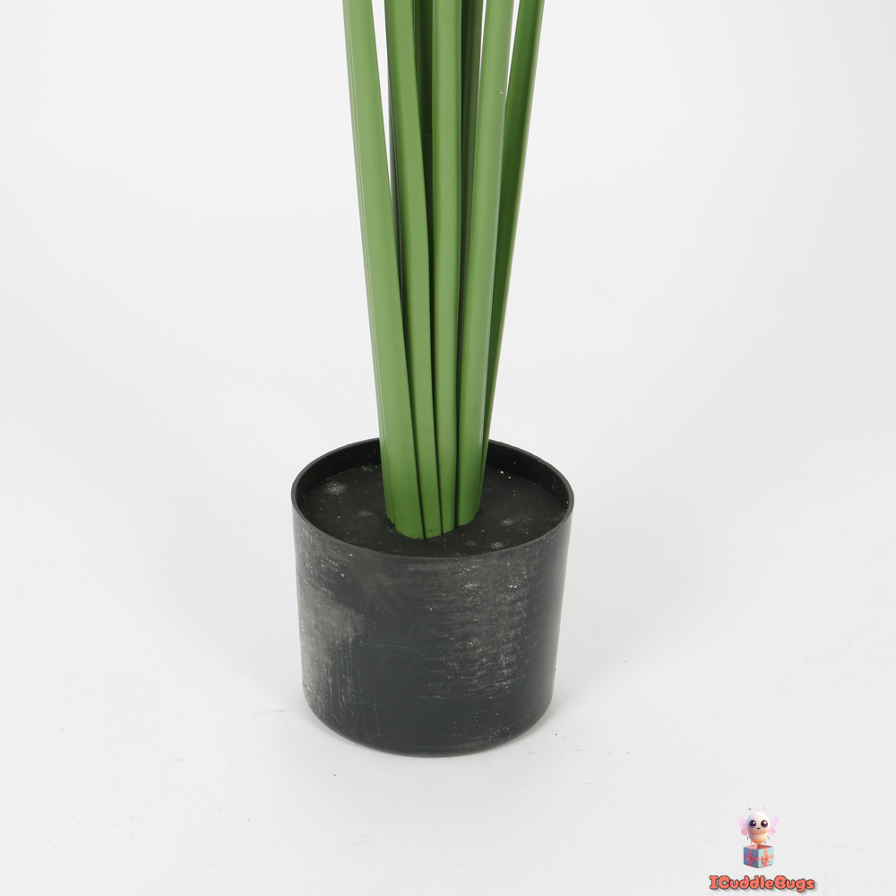 Tropical Monstera in Matte Black Pot