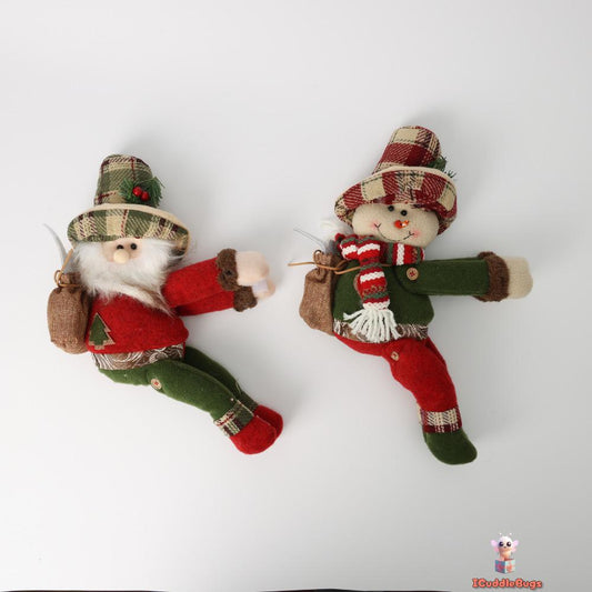Christmas Curtain Buckle Set β Festive Holdbacks