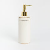 Deluxe Ceramic Bathroom Set - 5-Piece Organizer with Soap Dispenser, Toothbrush Holders, and Accessory Containers - Elegant Bathroom Essentials for Stylish Decor