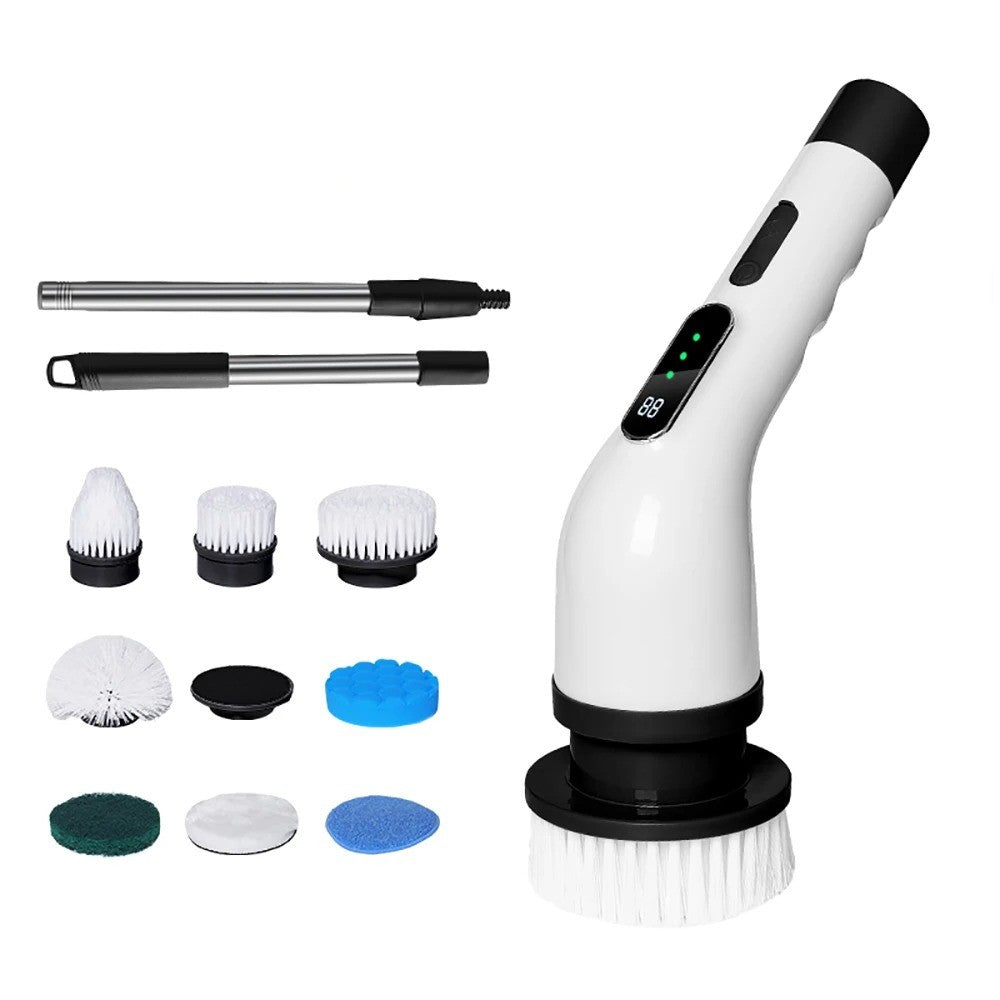 Electric Cordless Spin Scrubber – Rotating Bathroom Cleaning Brush