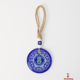 Blue Evil Eye Glass Decoration – Elegance with Protective Energy
