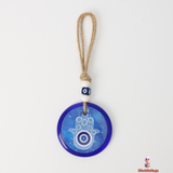Blue Evil Eye Glass Decoration – Elegance with Protective Energy