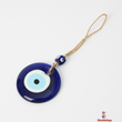 Elegant Blue Evil Eye Glass pendant – Guardian of Harmony