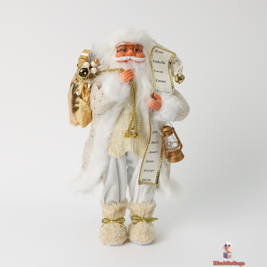 45cm Classic Santa Claus Figurine – Heartwarming Holiday Decor with Timeless Charm