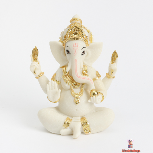 Meditative Ganesh Sculpture – Guardian of Wisdom and Prosperity