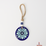 Blue Evil Eye Glass Decoration – Elegance with Protective Energy