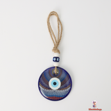 Blue Evil Eye Glass Decoration – Elegance with Protective Energy