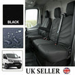 Black Waterproof Van Seat Covers 2+1 ONLY for Ford Transit Car Seat Cover Protector Set