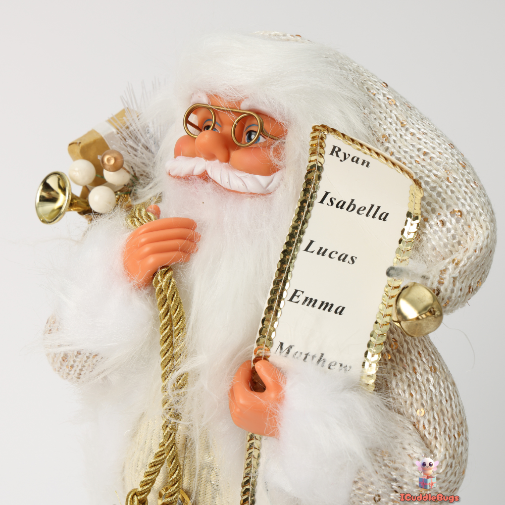 45cm Classic Santa Claus Figurine – Heartwarming Holiday Decor with Timeless Charm