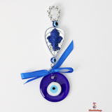 Blue Evil Eye Glass Pendant – Protector of Positivity