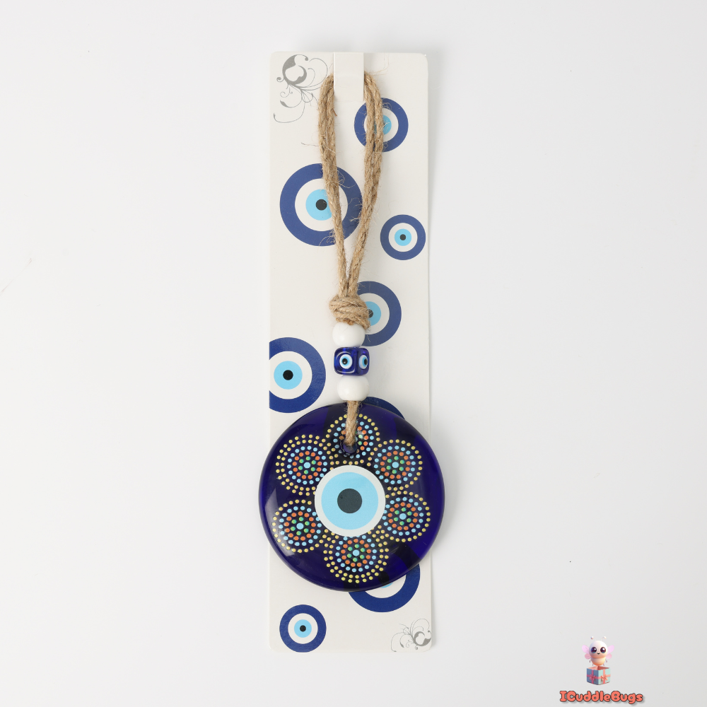 Blue Evil Eye Glass Decoration – Elegance with Protective Energy