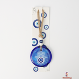 Blue Evil Eye Glass Decoration – Elegance with Protective Energy