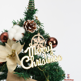 Festive Mini Christmas Tree 45cm – PE/PVC Blend with Silver Surround, Perfect for Small Spaces