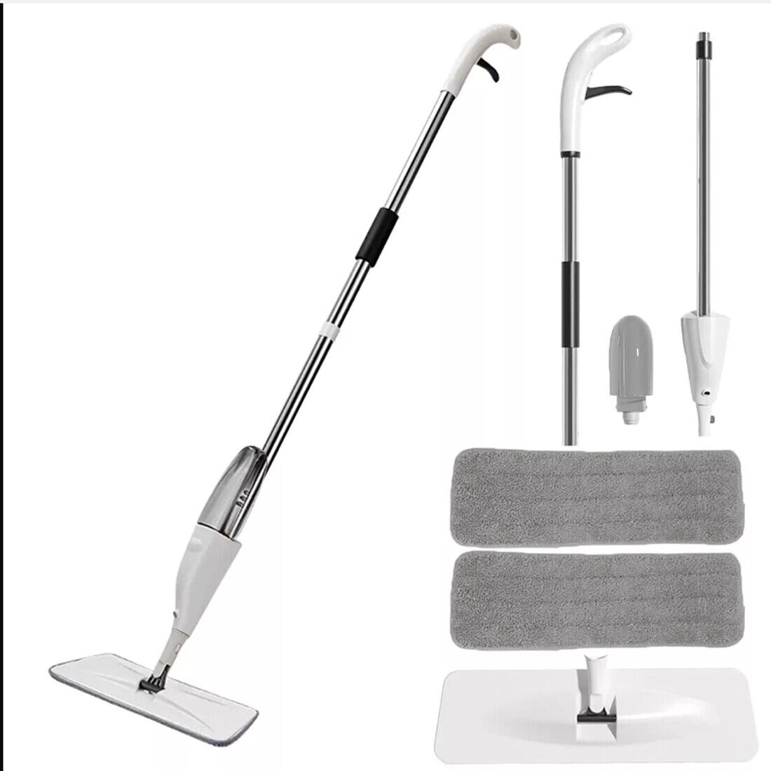 Spray Mop Floor Cleaner with Microfibre Pads (2 Pads)