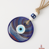 Blue Evil Eye Glass Decoration – Elegance with Protective Energy