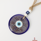 Blue Evil Eye Glass Decoration – Bold Protection and Style