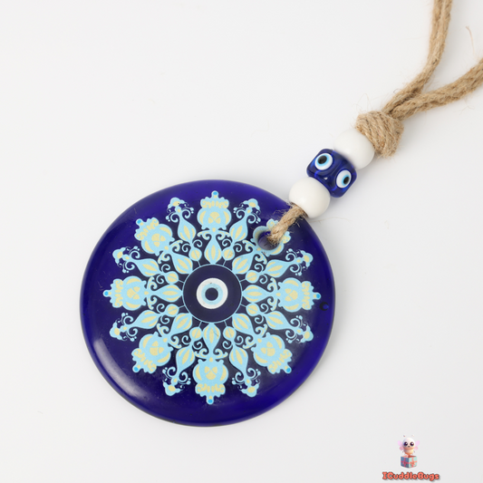 Blue Evil Eye Glass Decoration – Elegance with Protective Energy