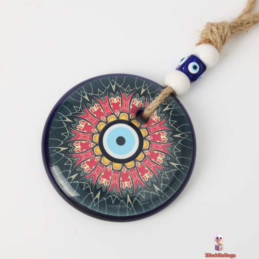 Blue Evil Eye Glass Decoration – Elegance with Protective Energy