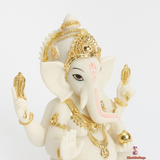 Meditative Ganesh Sculpture – Guardian of Wisdom and Prosperity