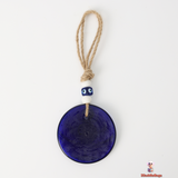 Blue Evil Eye Glass Decoration – Elegance with Protective Energy