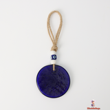 Blue Evil Eye Glass Decoration – Bold Protection and Style