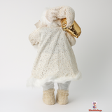 45cm Classic Santa Claus Figurine – Heartwarming Holiday Decor with Timeless Charm