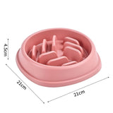 Dog Bowl Cat Slow Feeder Bowl Anti-choking Slow Feeder For Dogs Large Capacity Food Dish