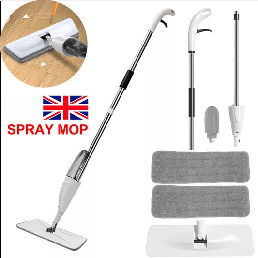 Spray Mop Floor Cleaner with Microfibre Pads (2 Pads)