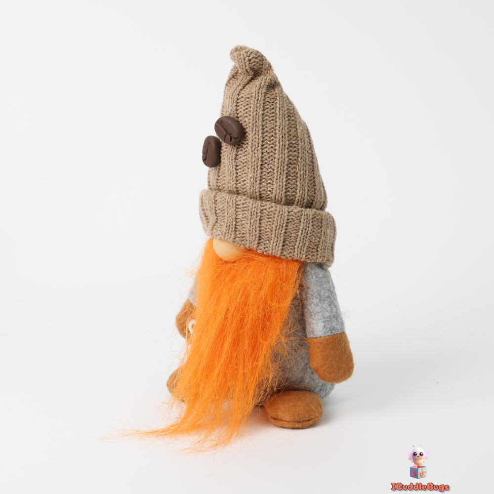 Cozy Fabric Coffee Dolls, Set of 4, Assorted Colours and Designs, 24 x 12 cm