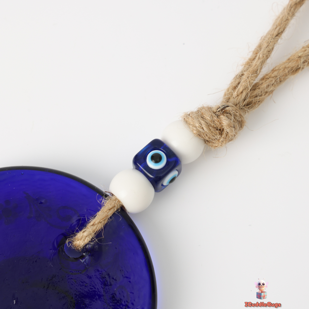 Blue Evil Eye Glass Decoration – Bold Protection and Style