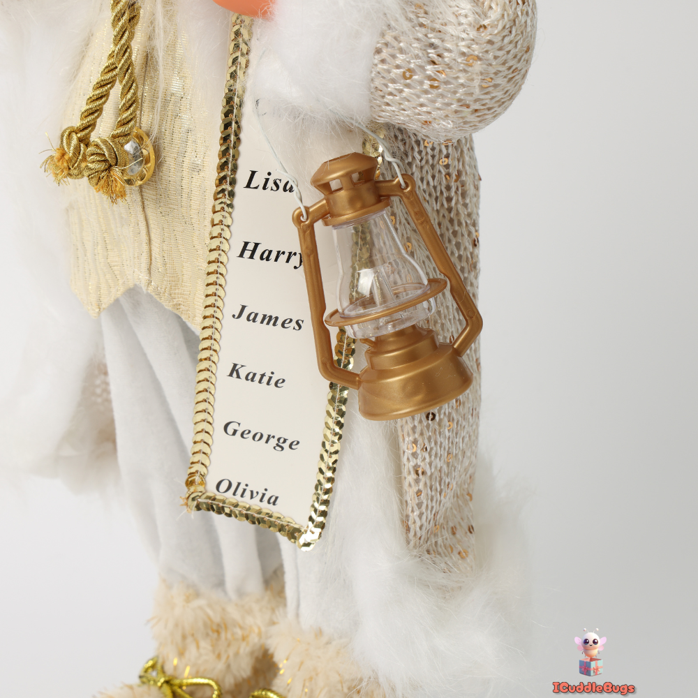 45cm Classic Santa Claus Figurine – Heartwarming Holiday Decor with Timeless Charm