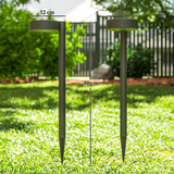 Outsunny Solar Stake Lights 8 Pack, IP44 Pathway Lighting, Auto On/Off LED