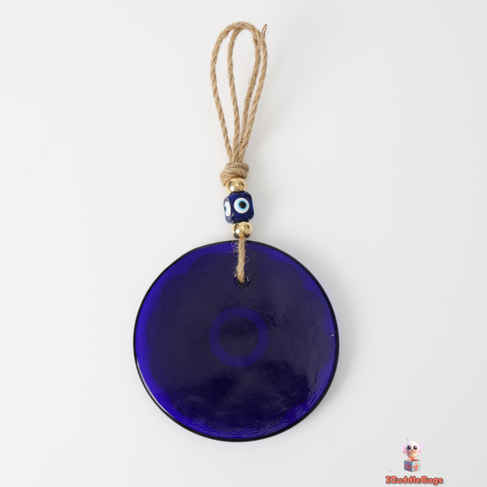 Blue Evil Eye Glass Decoration – Bold Protection and Style