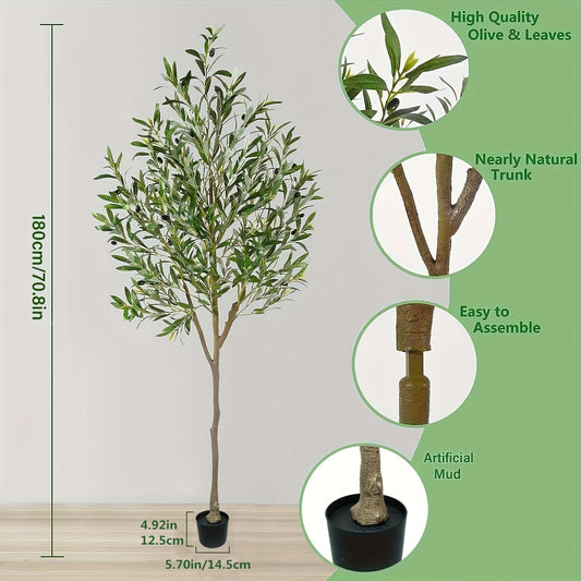 Artificial Olive Tree 70.8 Inches