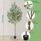 Artificial Olive Tree 70.8 Inches