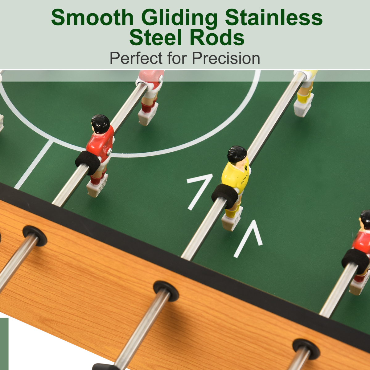 Folding Football Gaming Table Mini Foosball Soccer Table, Family Kids HOMCOM