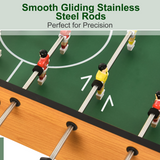 Folding Football Gaming Table Mini Foosball Soccer Table, Family Kids HOMCOM