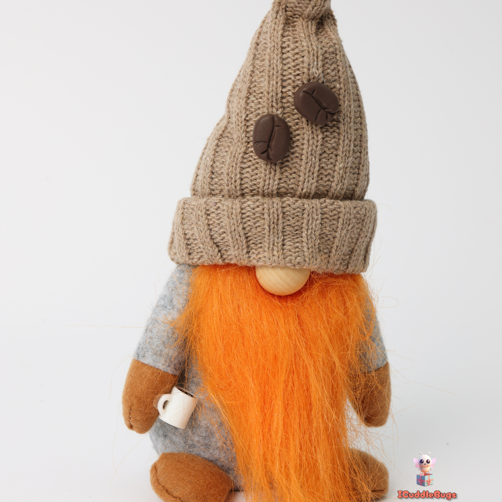 Cozy Fabric Coffee Dolls, Set of 4, Assorted Colours and Designs, 24 x 12 cm