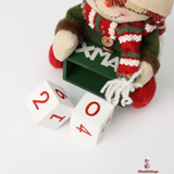 Handcrafted Fabric Christmas Dolls – Festive Holiday Decor Set (16x10x26cm)