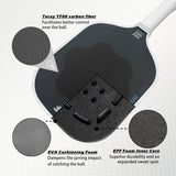 EPP Foam Core Heat-pressed T700 Carbon Fiber Pickleball