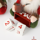 Handcrafted Fabric Christmas Dolls – Festive Holiday Decor Set (16x10x26cm)