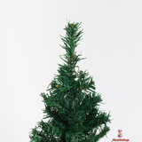45cm Mini Christmas Tree – PE/PVC Mixed Classic Festive Decor with Silver Surround