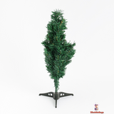 45cm Miniature Christmas Tree – PE/PVC Blend with Silver Surround, Perfect Tabletop Holiday Decor
