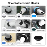 Electric Cordless Spin Scrubber – Rotating Bathroom Cleaning Brush