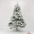 Snow-Covered White Christmas Tree