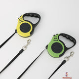 Retractable Dog Leash, 5-Metre Length, Ergonomic Handle, Green and Black