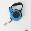 Retractable Dog Leash, 5 Metre Length, Blue and Black, Comfortable Grip Handle